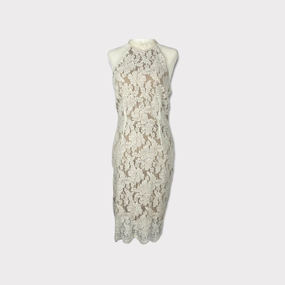 SANS SOUCI‎ LACE LINED SHEATH DRESS - Picture 1 of 9